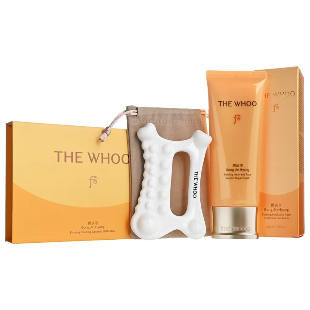 Gongjinhyang Firming Neck And Face Protein Repair Mask Set