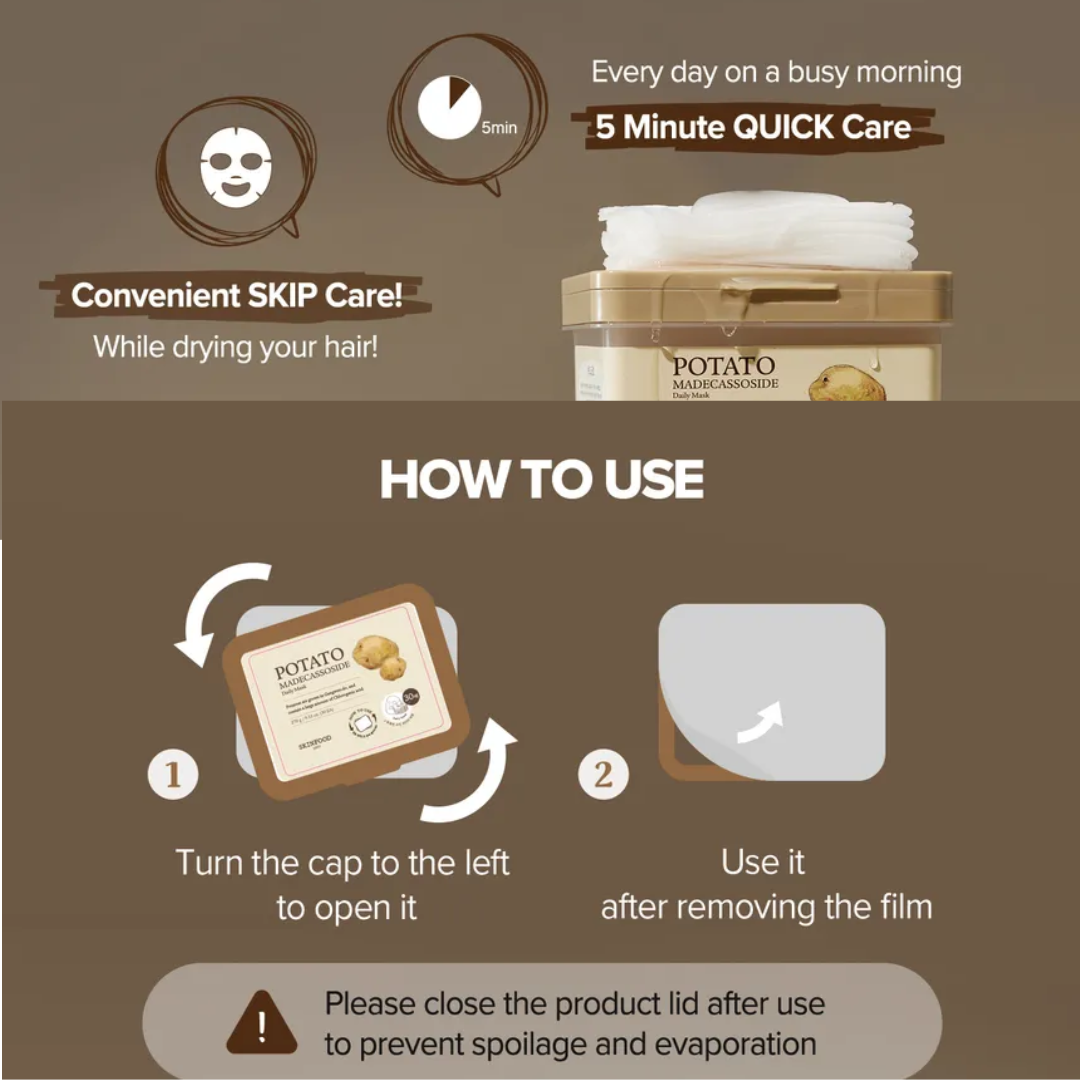 Potato Madecassoside Daily Mask